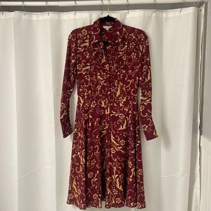 Nanette Lepore Long Sleeve Dress